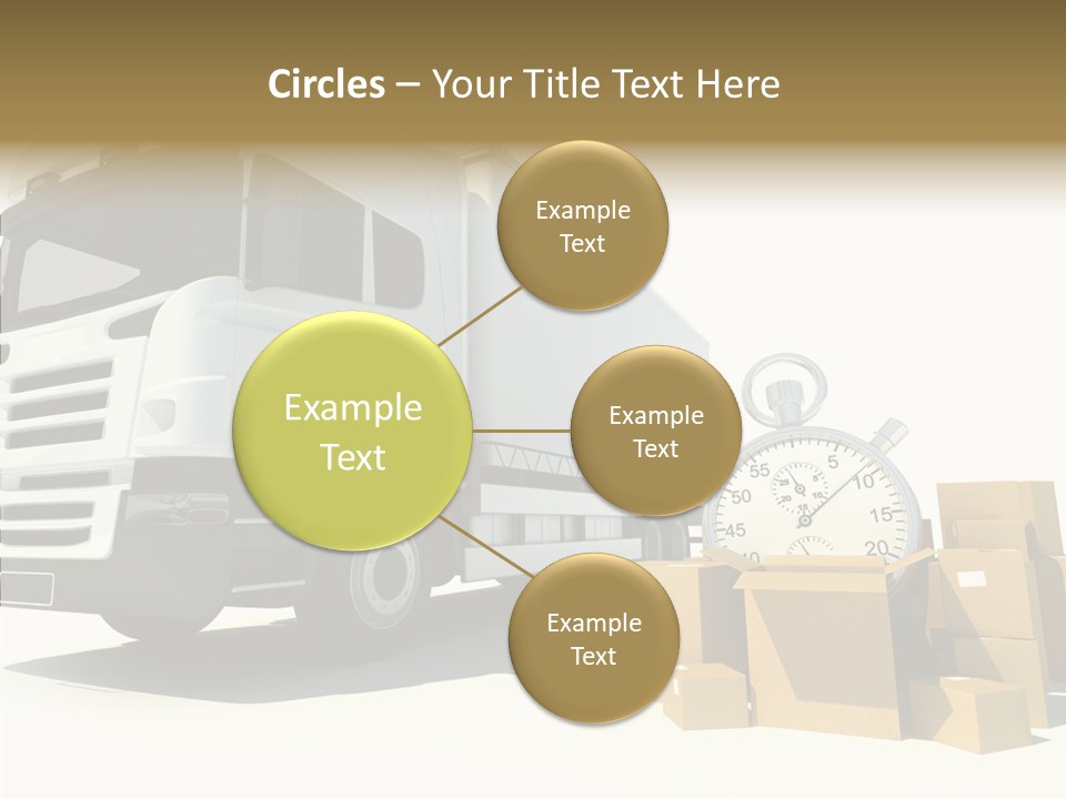 Cardboard Urgency Receive PowerPoint Template