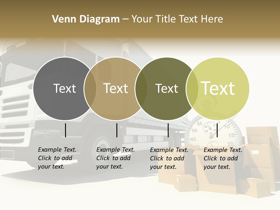 Cardboard Urgency Receive PowerPoint Template