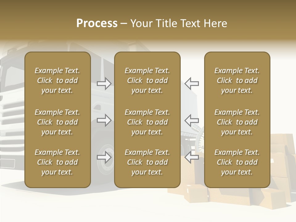 Cardboard Urgency Receive PowerPoint Template