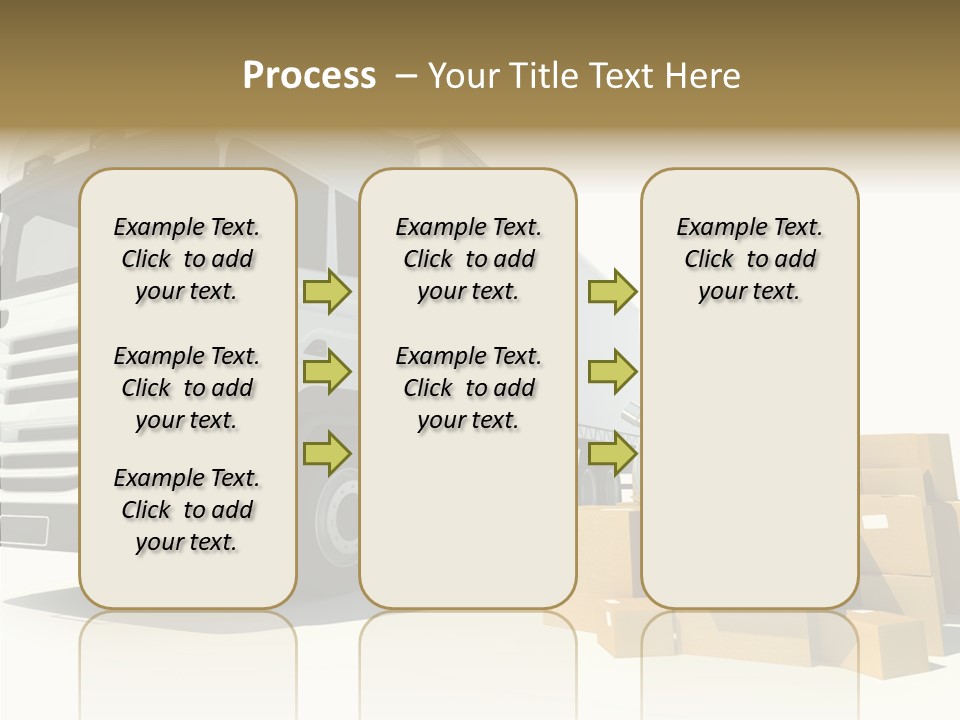 Cardboard Urgency Receive PowerPoint Template