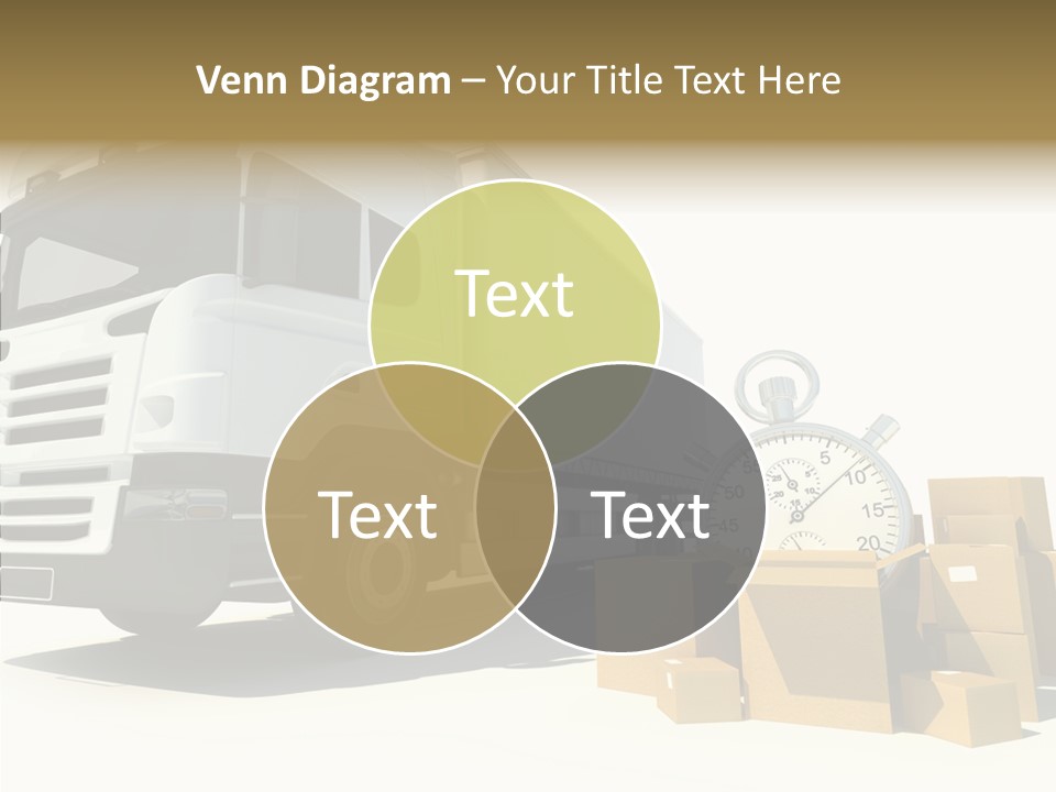 Cardboard Urgency Receive PowerPoint Template