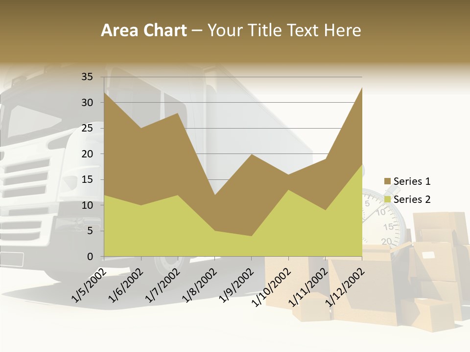 Cardboard Urgency Receive PowerPoint Template