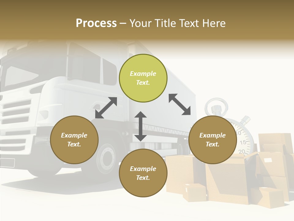 Cardboard Urgency Receive PowerPoint Template