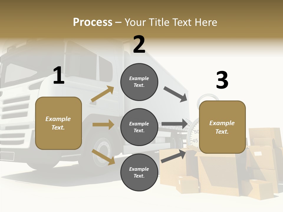Cardboard Urgency Receive PowerPoint Template