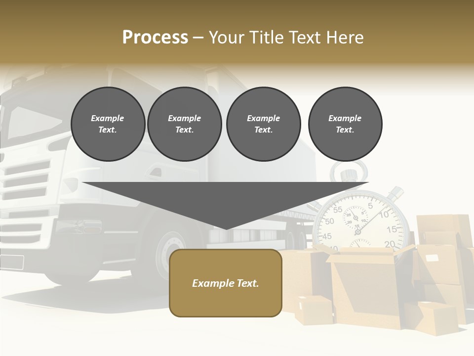 Cardboard Urgency Receive PowerPoint Template