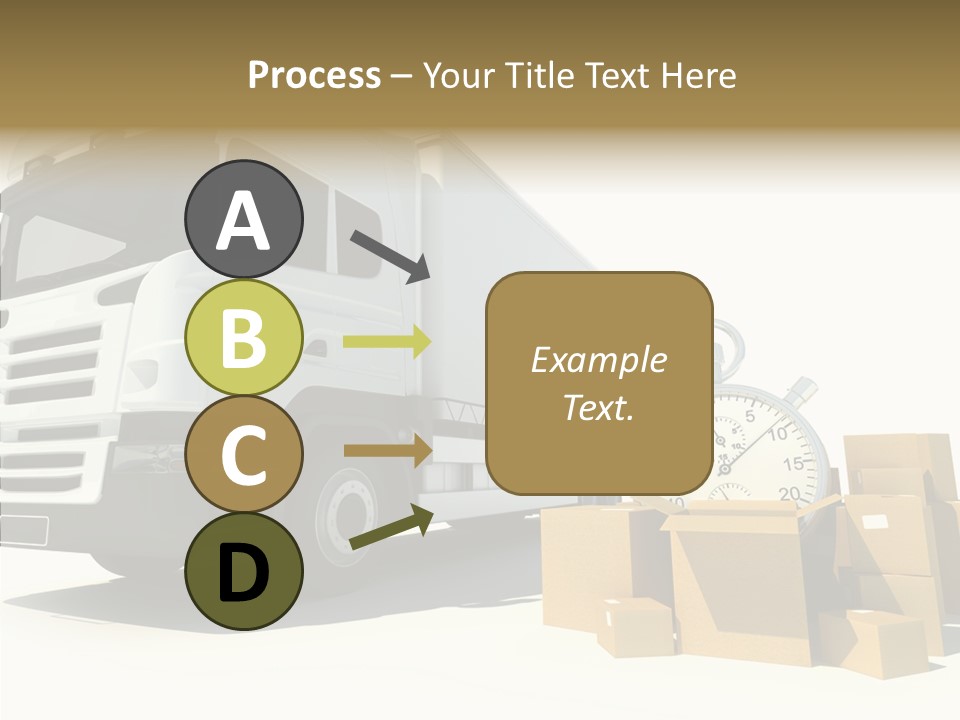 Cardboard Urgency Receive PowerPoint Template