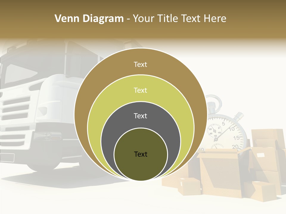 Cardboard Urgency Receive PowerPoint Template
