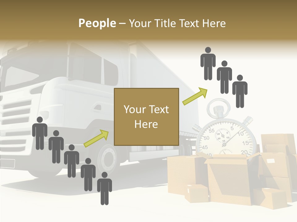 Cardboard Urgency Receive PowerPoint Template