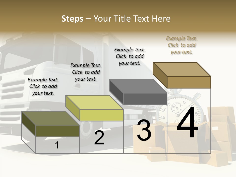 Cardboard Urgency Receive PowerPoint Template