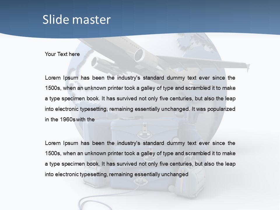 Computer Attach Yellow PowerPoint Template