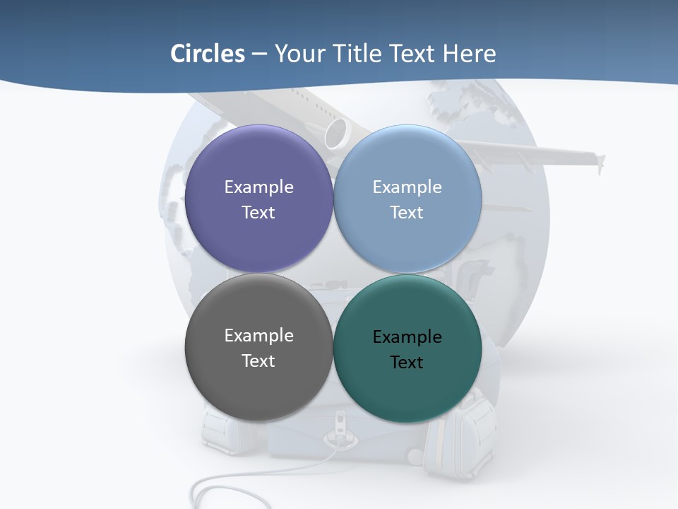 Computer Attach Yellow PowerPoint Template
