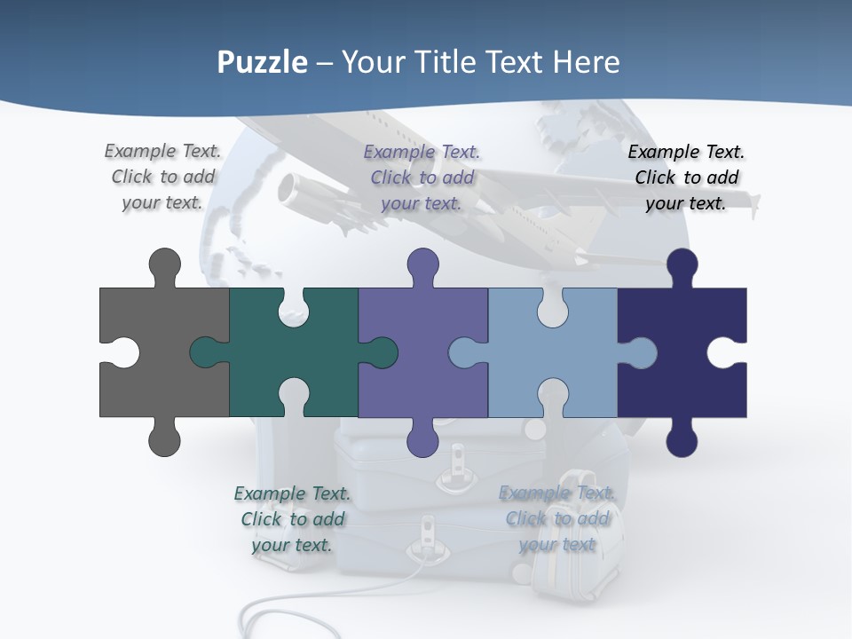 Computer Attach Yellow PowerPoint Template