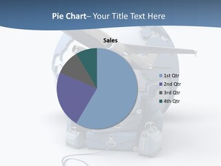 Computer Attach Yellow PowerPoint Template