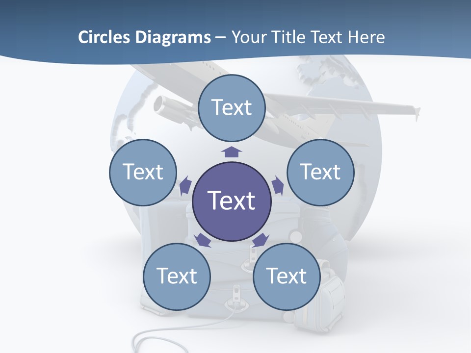 Computer Attach Yellow PowerPoint Template