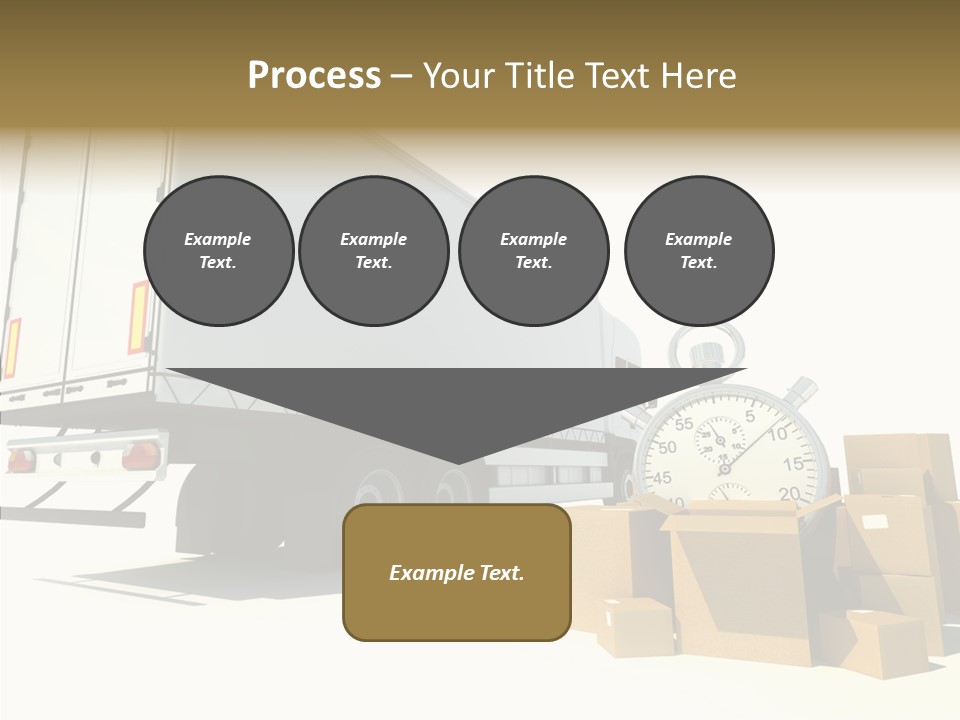 Truck Pickup Heap PowerPoint Template