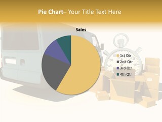 Goods Vehicle Courier PowerPoint Template