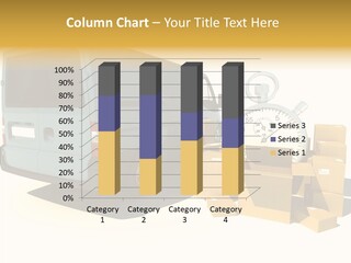 Goods Vehicle Courier PowerPoint Template