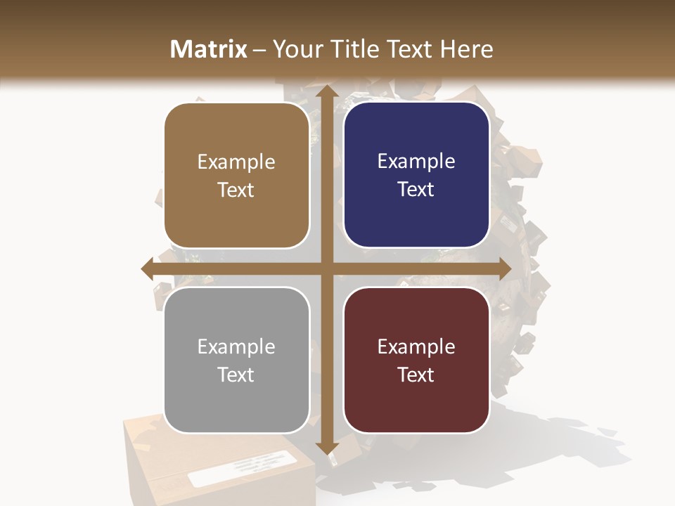 Journey Suitcase Charter PowerPoint Template