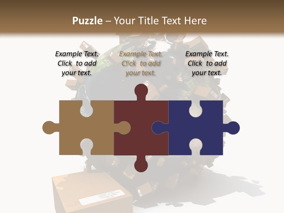 Journey Suitcase Charter PowerPoint Template