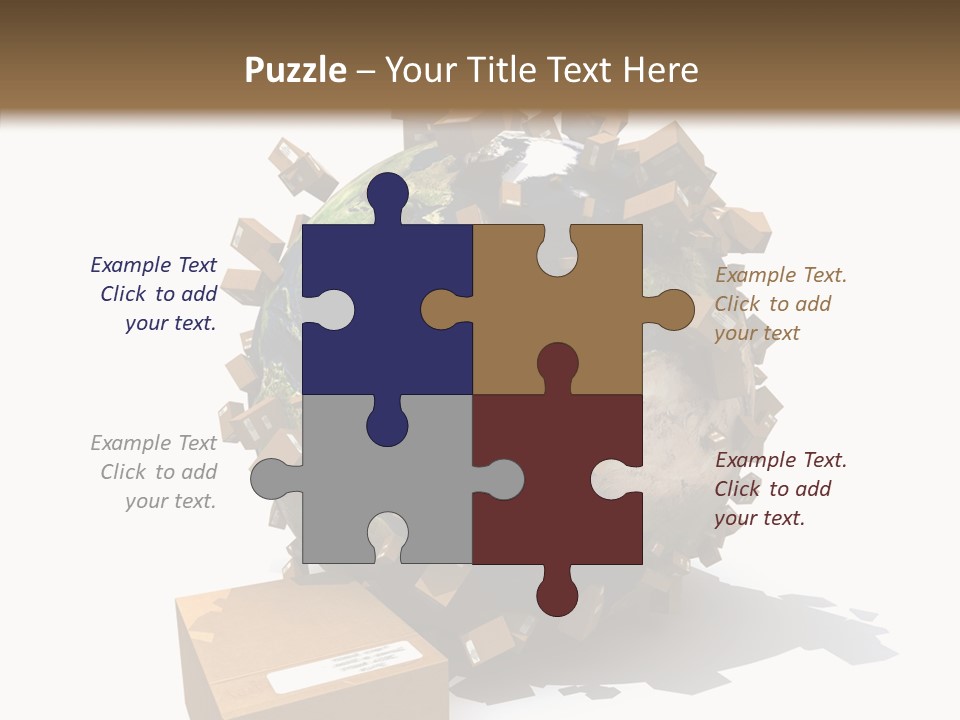 Journey Suitcase Charter PowerPoint Template