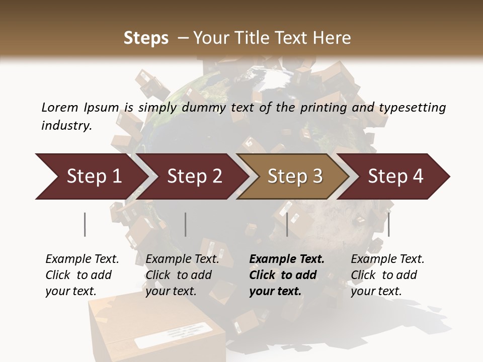 Journey Suitcase Charter PowerPoint Template
