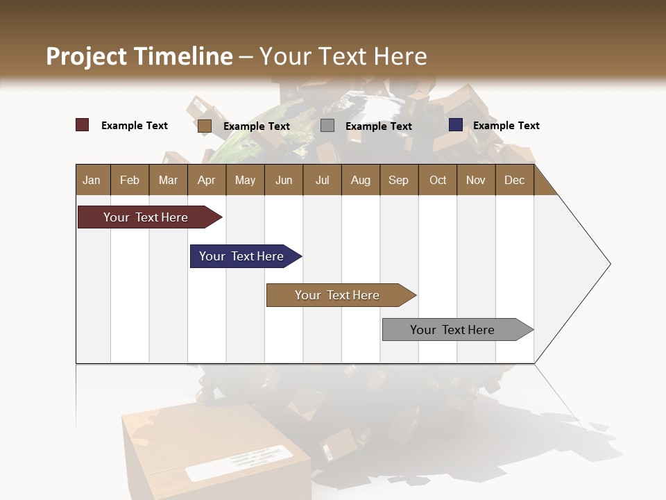 Journey Suitcase Charter PowerPoint Template