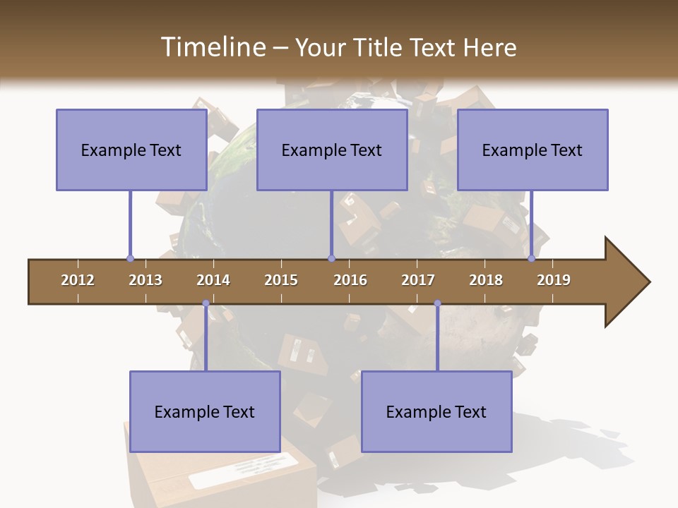 Journey Suitcase Charter PowerPoint Template
