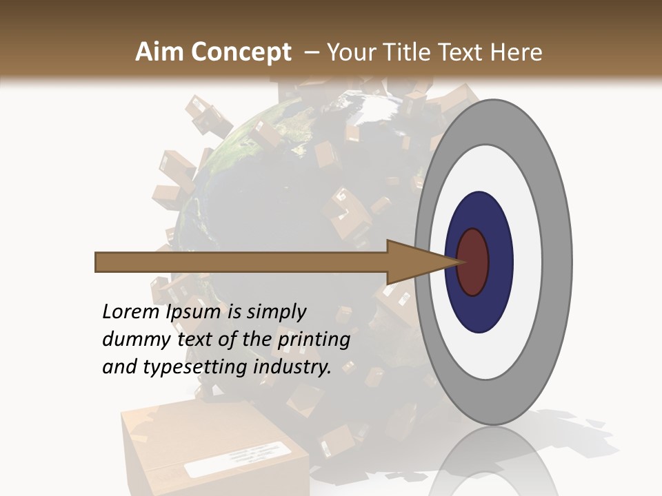Journey Suitcase Charter PowerPoint Template