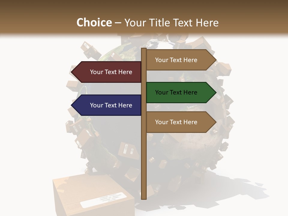 Journey Suitcase Charter PowerPoint Template