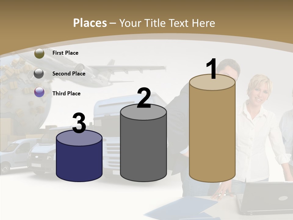 Follow Up Cardboard Box Air PowerPoint Template