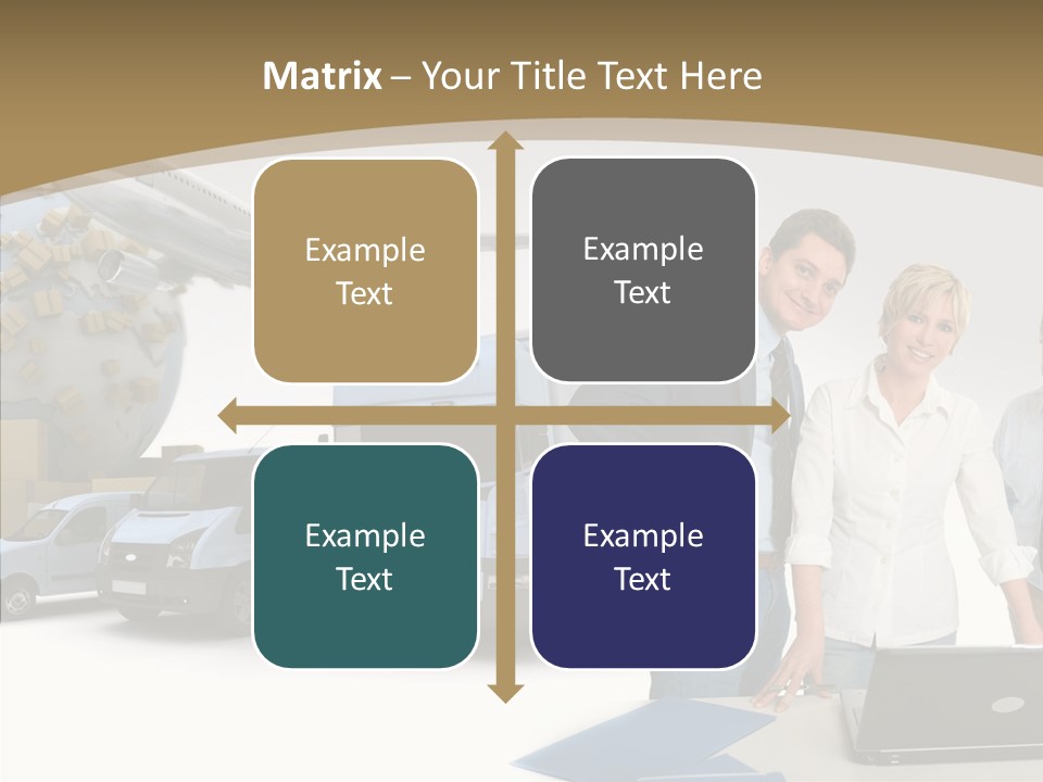 Follow Up Cardboard Box Air PowerPoint Template