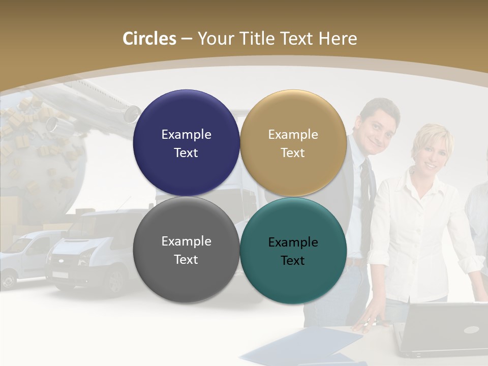 Follow Up Cardboard Box Air PowerPoint Template