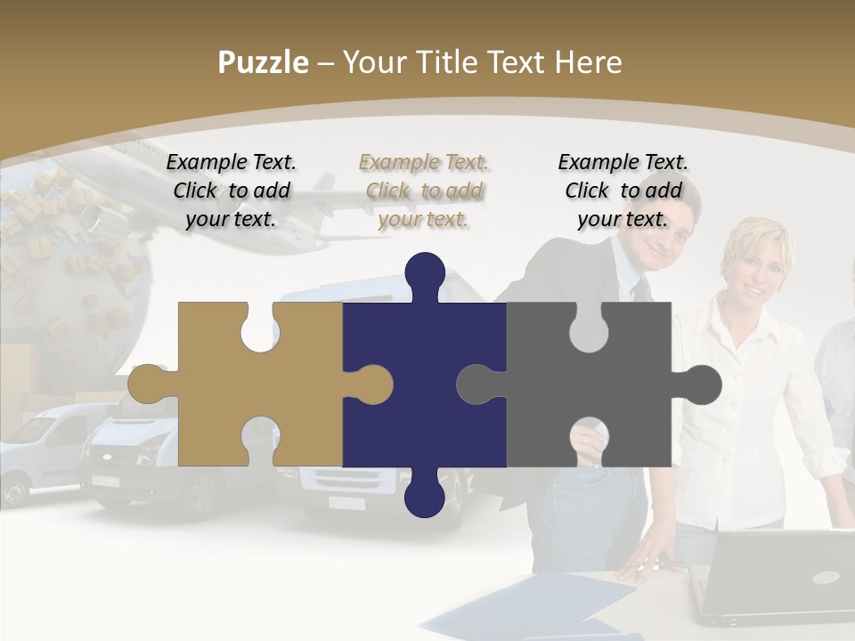 Follow Up Cardboard Box Air PowerPoint Template