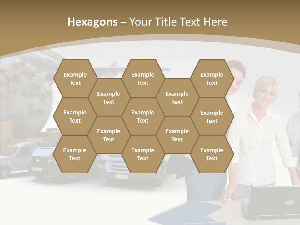 Follow Up Cardboard Box Air PowerPoint Template