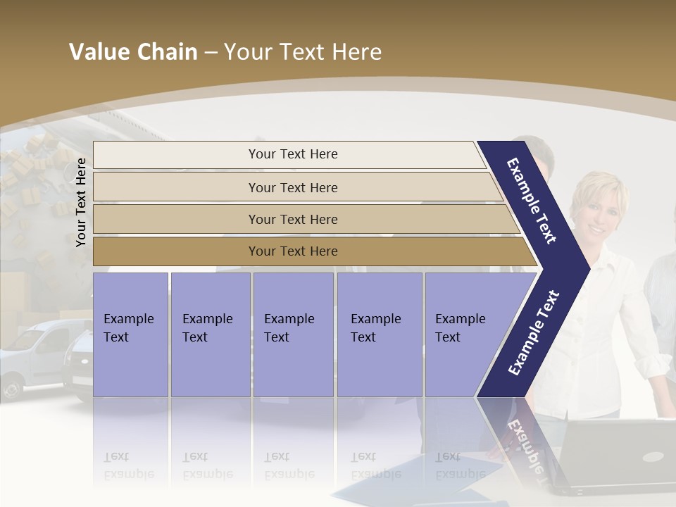 Follow Up Cardboard Box Air PowerPoint Template