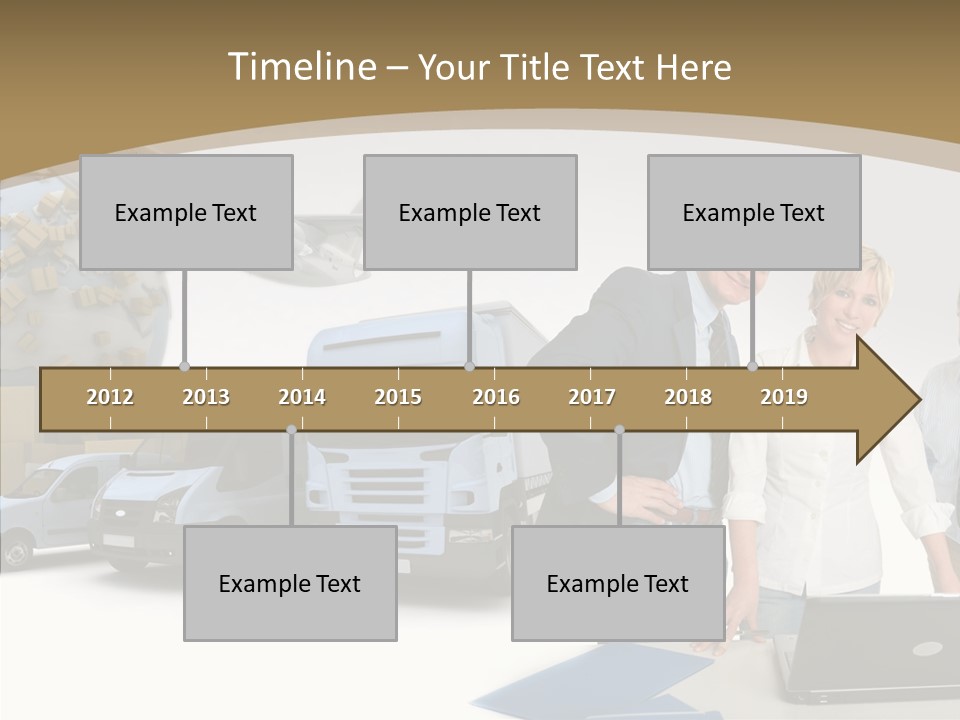 Follow Up Cardboard Box Air PowerPoint Template
