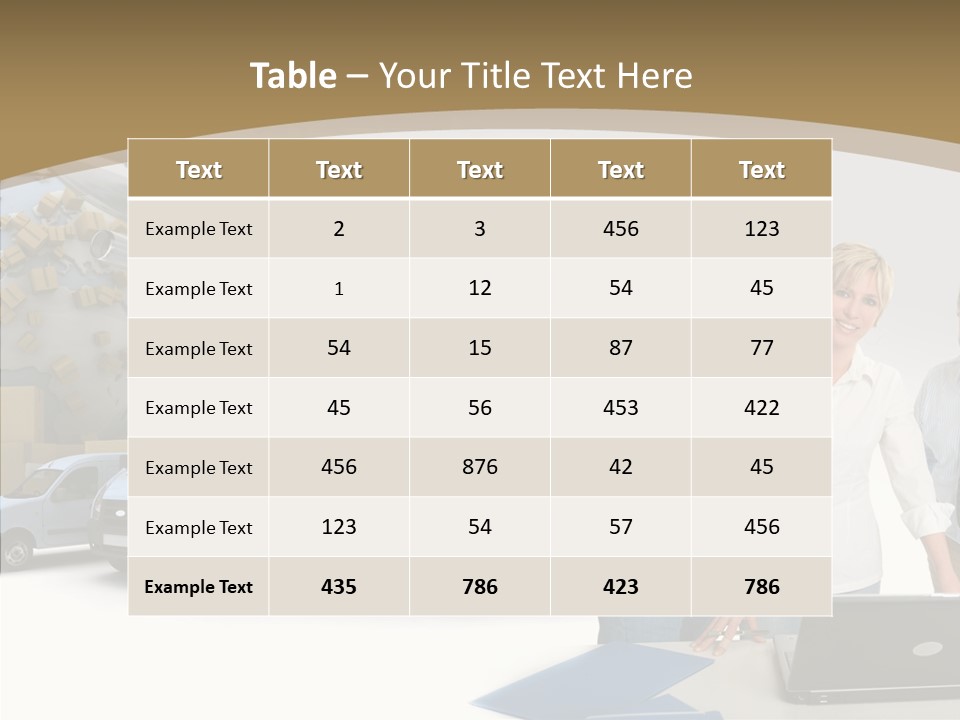 Follow Up Cardboard Box Air PowerPoint Template