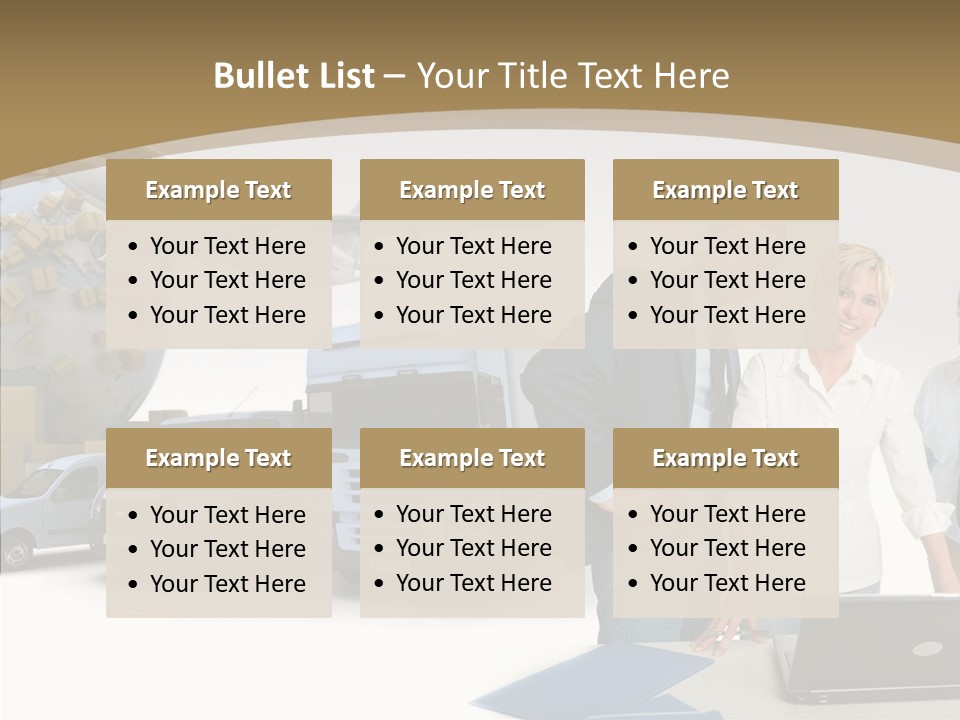 Follow Up Cardboard Box Air PowerPoint Template