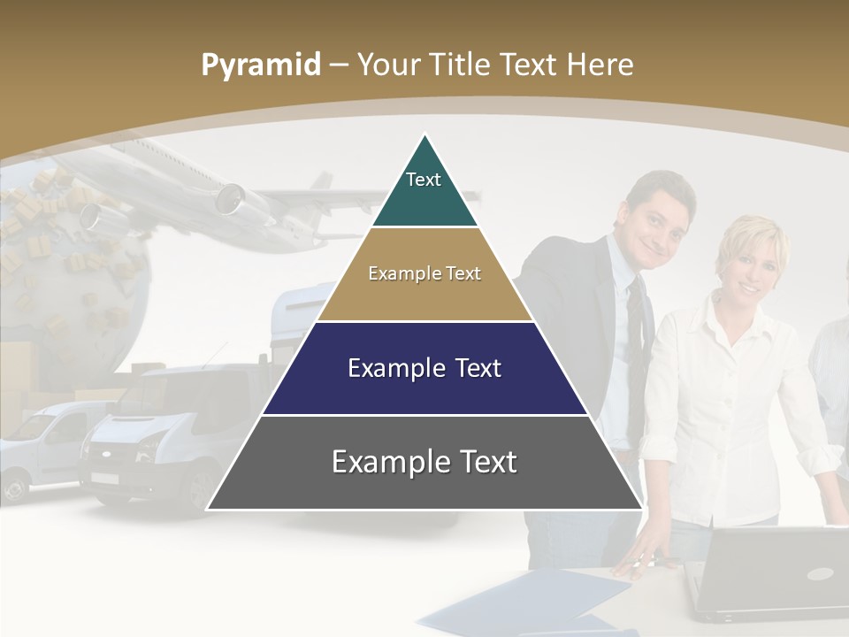 Follow Up Cardboard Box Air PowerPoint Template
