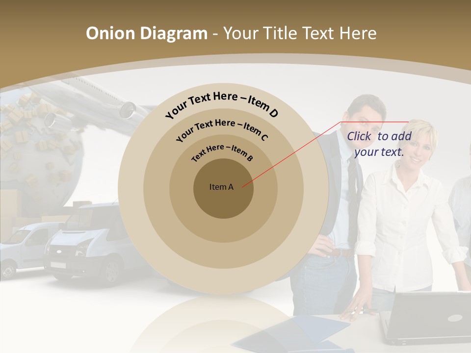 Follow Up Cardboard Box Air PowerPoint Template
