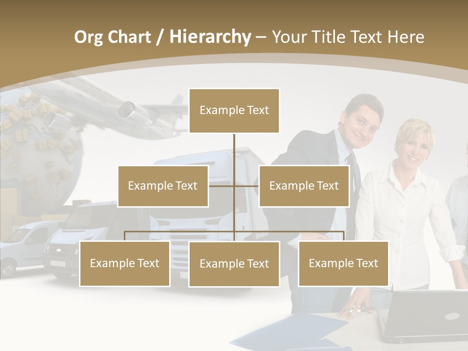 Follow Up Cardboard Box Air PowerPoint Template