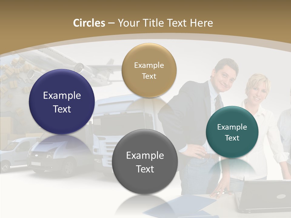 Follow Up Cardboard Box Air PowerPoint Template