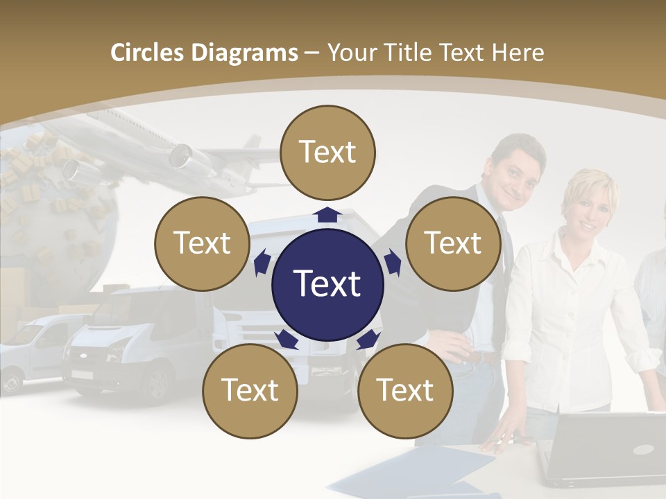 Follow Up Cardboard Box Air PowerPoint Template