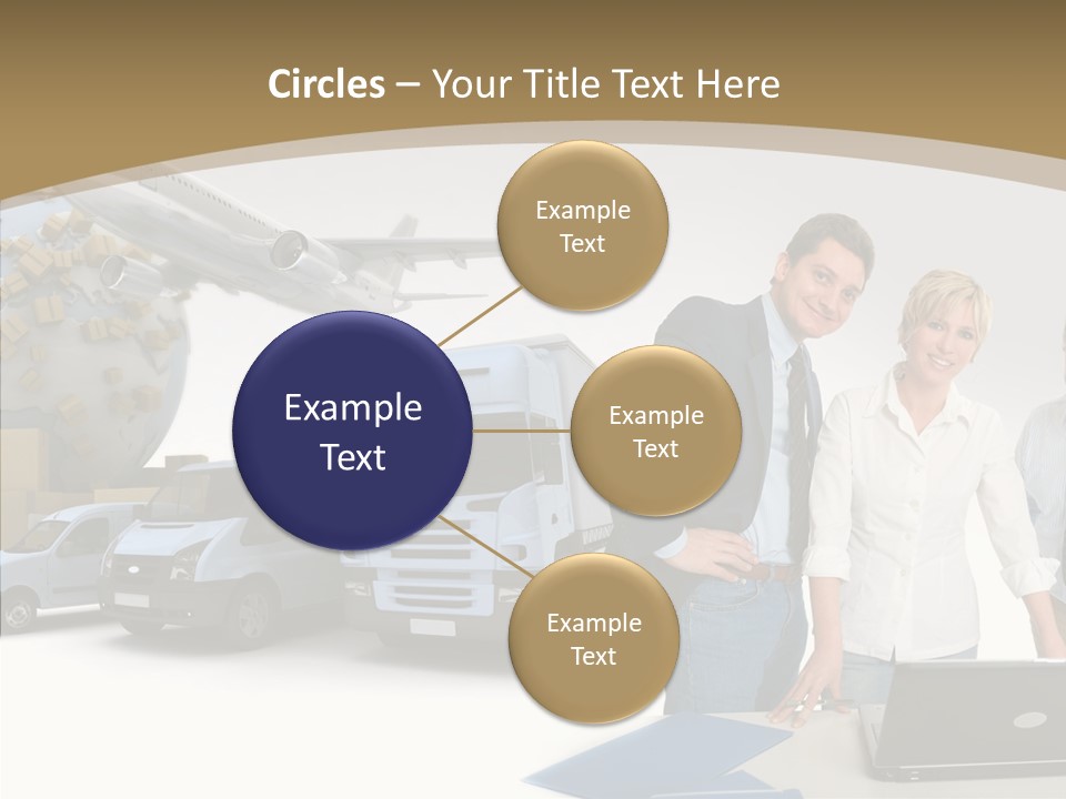 Follow Up Cardboard Box Air PowerPoint Template