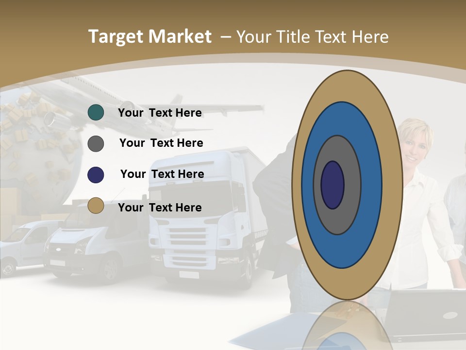 Follow Up Cardboard Box Air PowerPoint Template