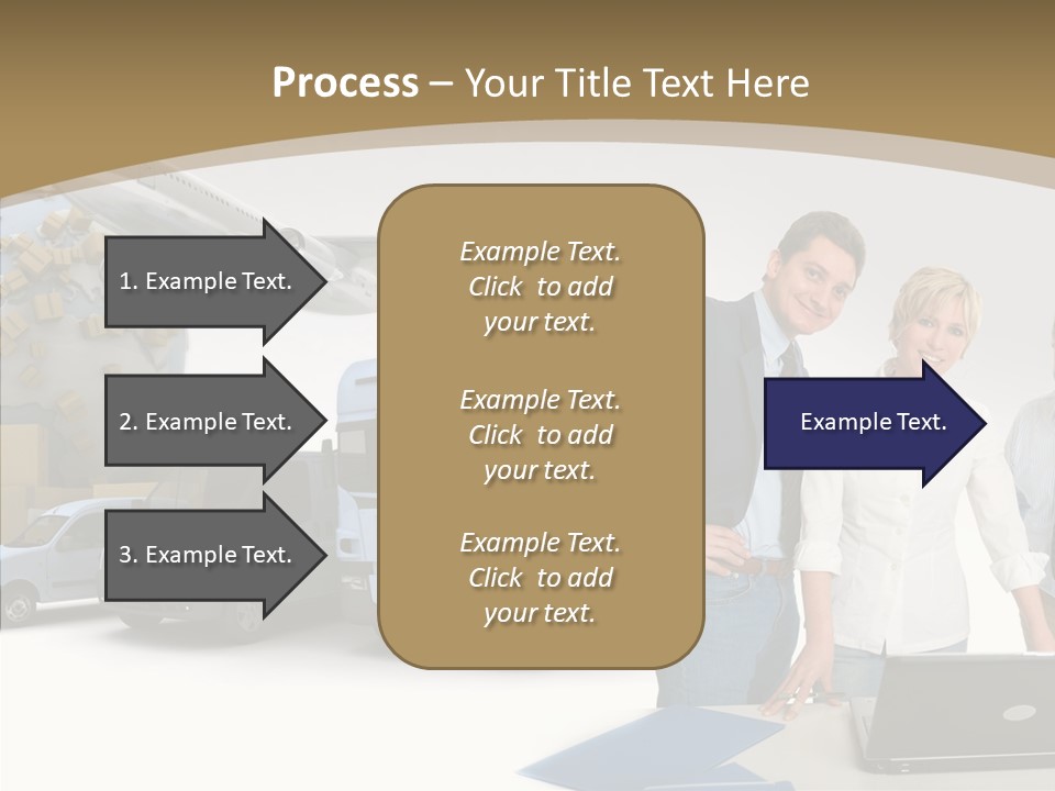 Follow Up Cardboard Box Air PowerPoint Template