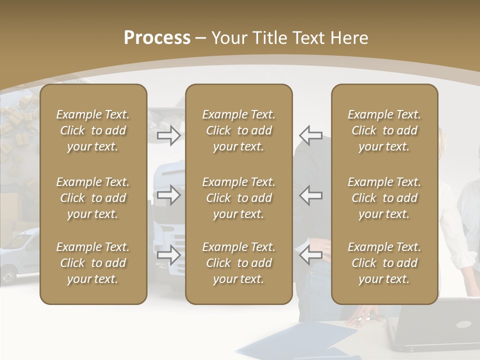 Follow Up Cardboard Box Air PowerPoint Template