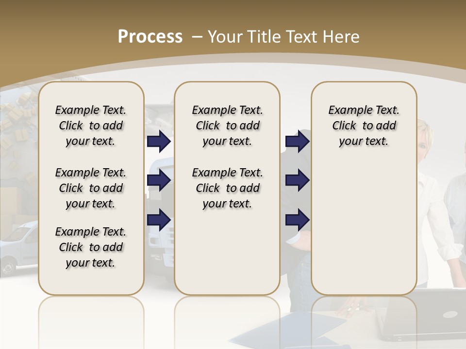 Follow Up Cardboard Box Air PowerPoint Template