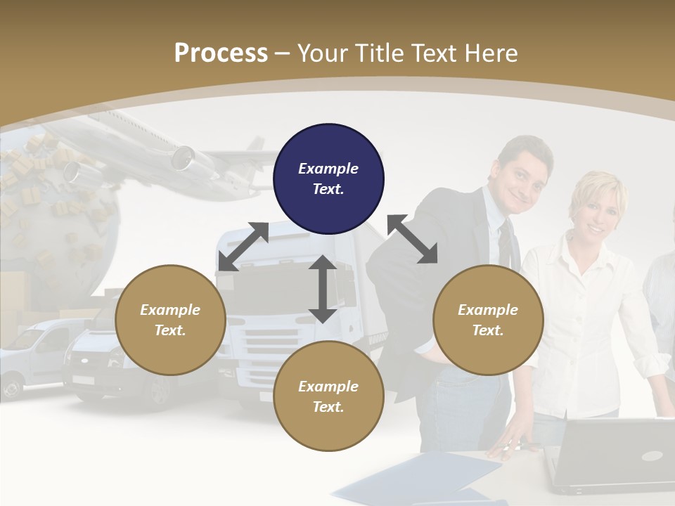 Follow Up Cardboard Box Air PowerPoint Template