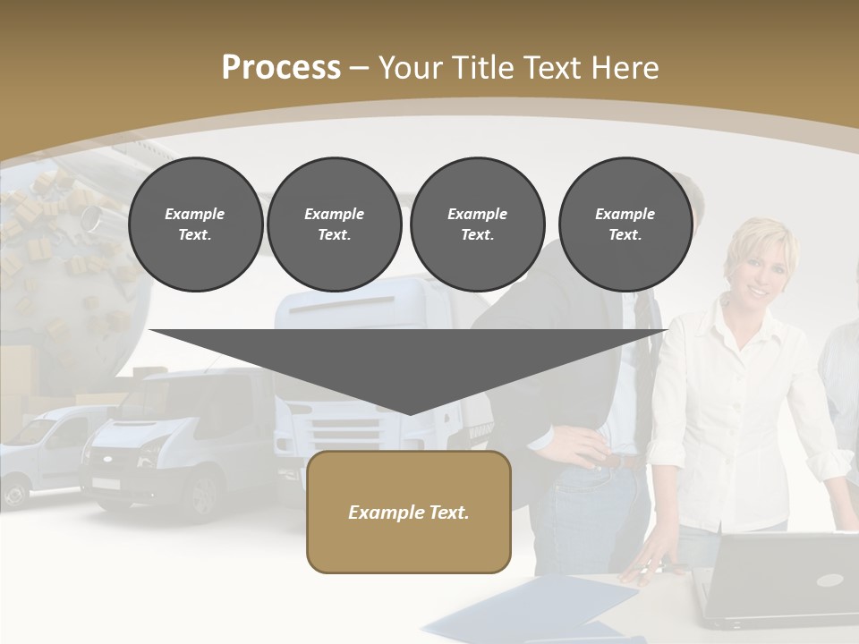 Follow Up Cardboard Box Air PowerPoint Template
